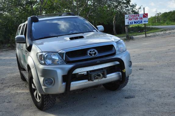 Cenote Car Wash, em Tulum, na costa caribenha do Yucatán, no México